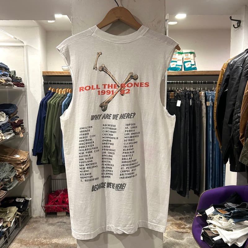 90s FRUIT OF THE LOOM RUSH ROLL THE BONES バンド T