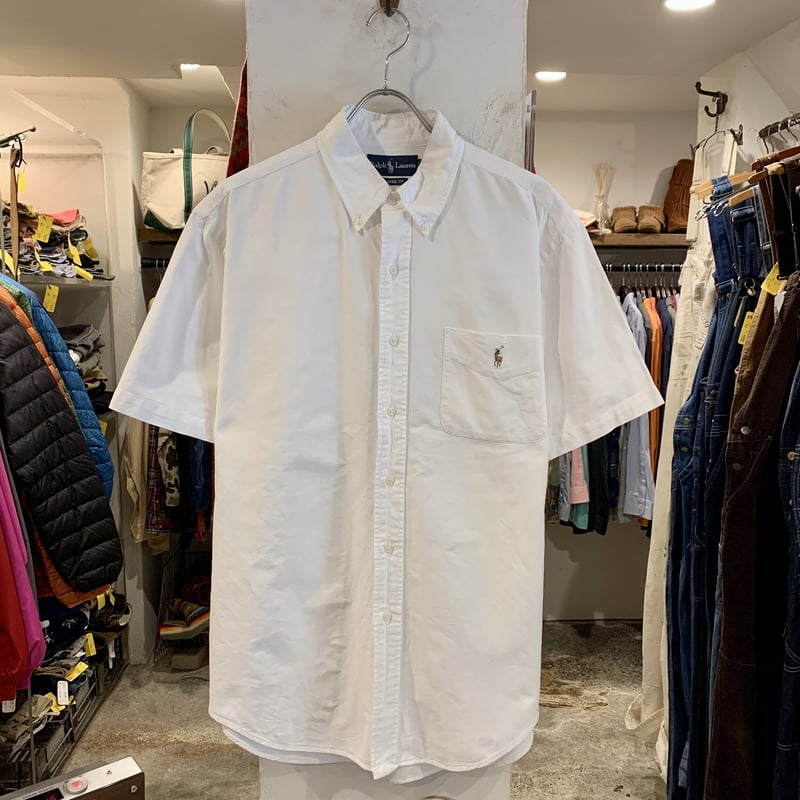 Ralph Lauren オックスフォードシャツ ショートスリーブ CLASSIC FIT ラ