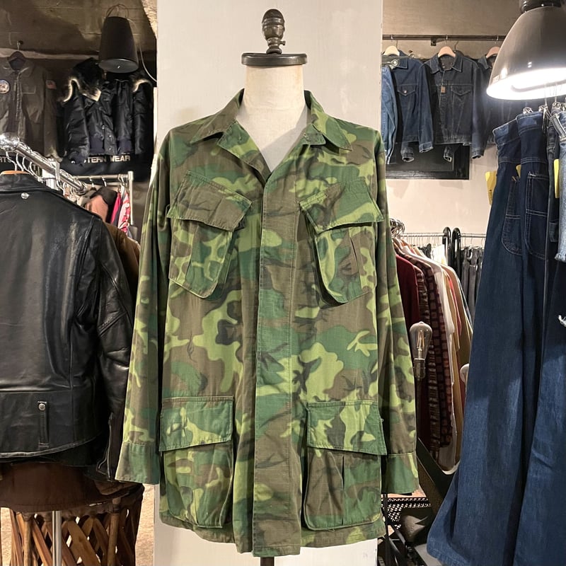 60s US ARMY Jungle Fatigue Jacket グリーンリーフ ファティー