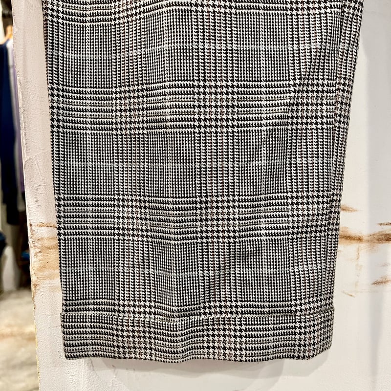 POLO by Ralph Laure グレンチェック 千鳥格子柄 タック入り