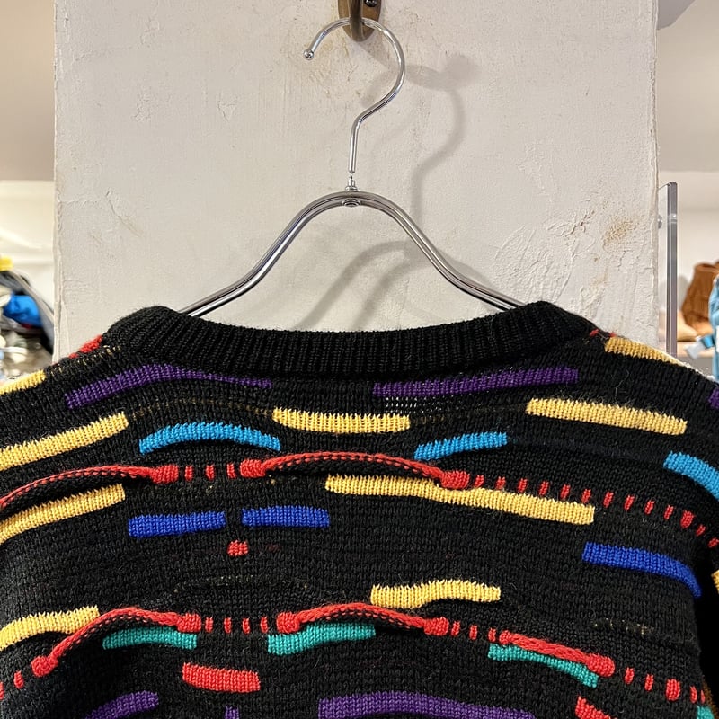 COOGI クージー　単色 3Dニット 黒 中古・古着通販】Coogi (クージー) 3Dニット ブラック サイズ:4XL