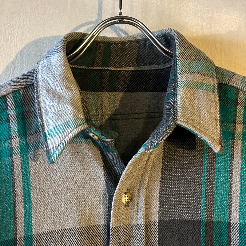 80s L/S ネルシャツ マーブルボタン 好配色 (S4620) | DUFF