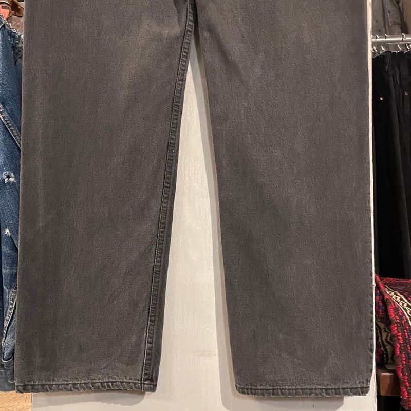 90年代 Levi's 501 後染め ブラックデニムパンツ 36×31½ USA製 1992