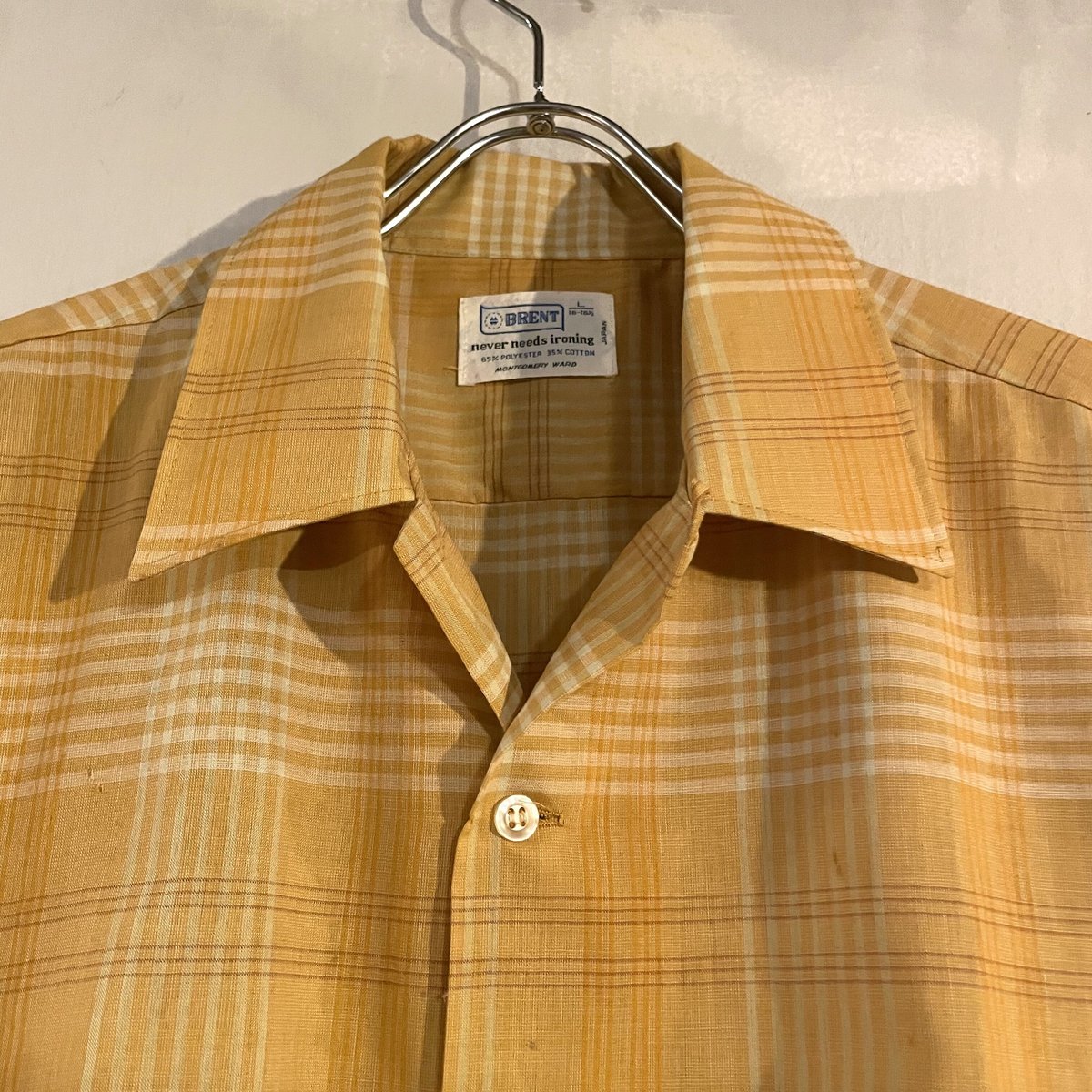 60s BRENT Vintage S/S Loop Shirt オープンカラーシャツ DEA