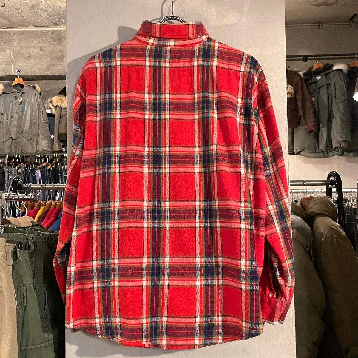 70s FIVE BROTHER L/S ネルシャツ USA製 Size XL コットンシャツ 70s FIVE BROTHER L/S ネルシャツ USA製 Size XL コットンシャツ