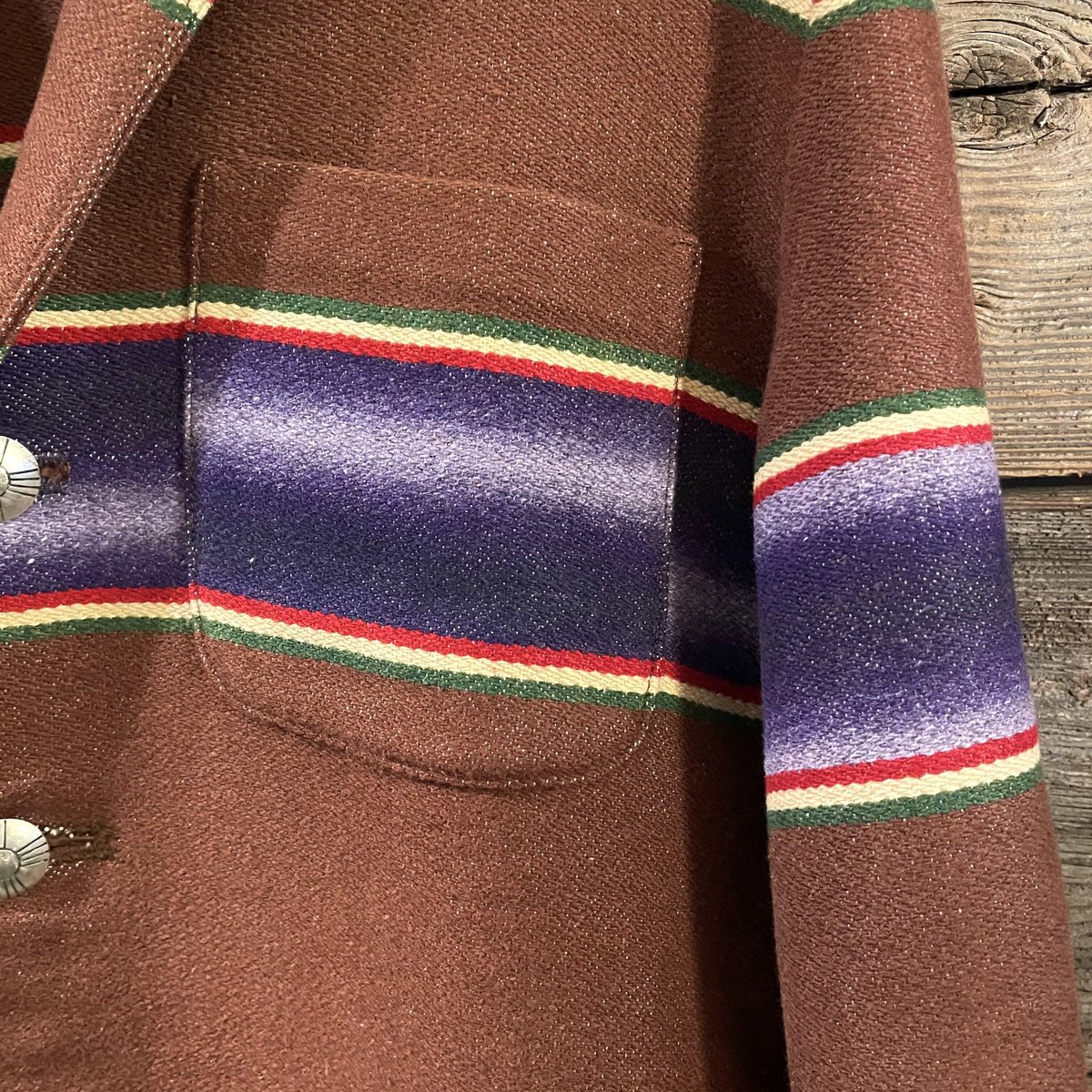 RALPH LAUREN COUNTRY 90s USA製 ネイティブ柄 ラグジャケット Sサ RALPH LAUREN COUNTRY 90s USA製 ネイティブ柄 ラグジャケット Sサ