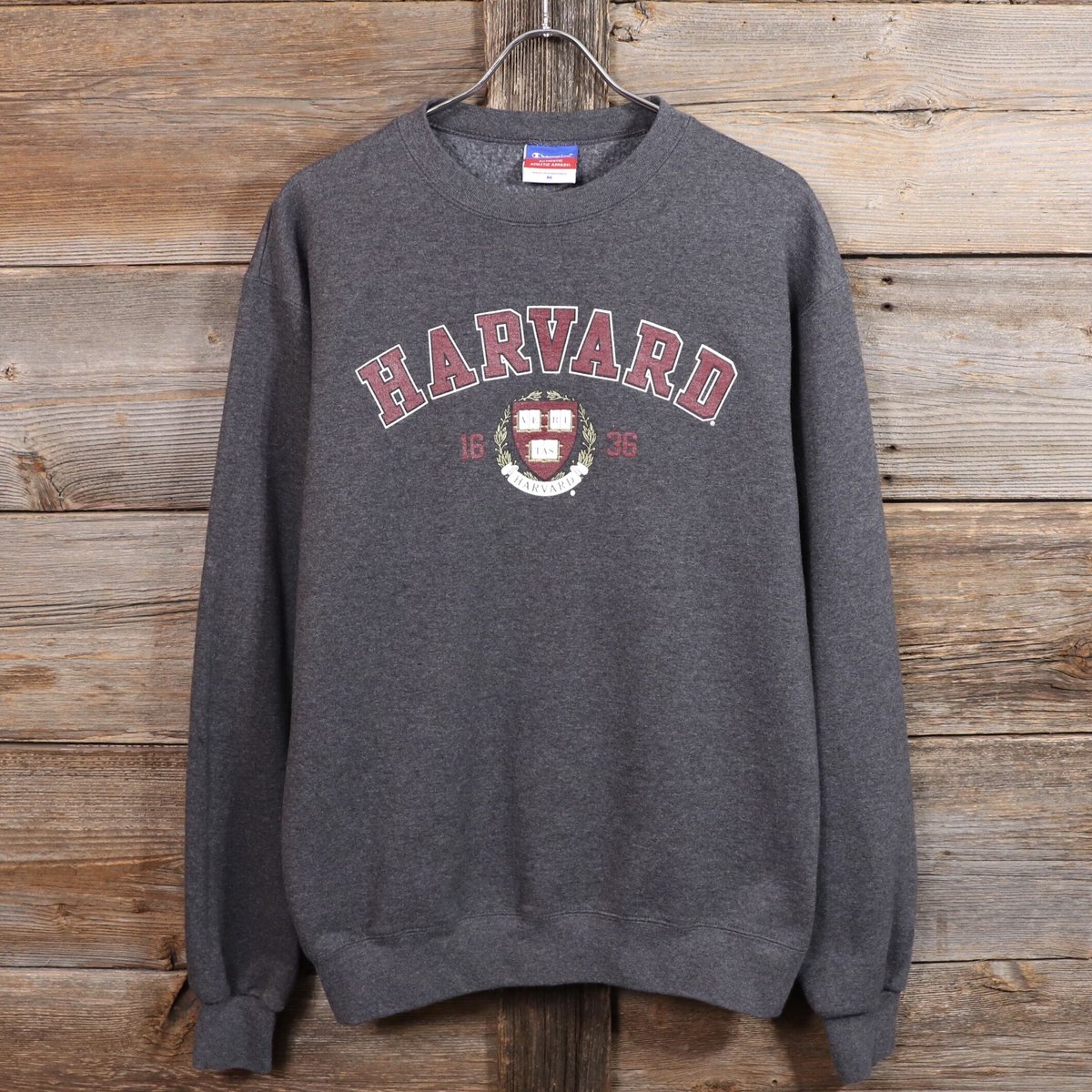 Champion ロングスリーブ スウェットシャツ harvard チャンピオン
