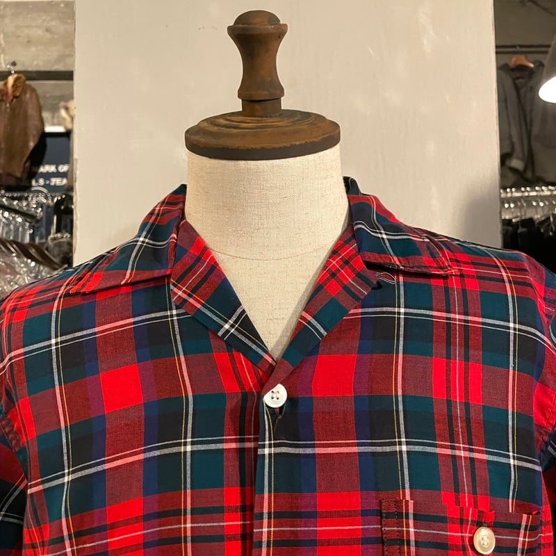 60’s~ クリストファーハート　コットンポリ　ポロカラー　シャツ　ヴィンテージ 60's~ KENTFIELD ポリコットンS/Sシャツ SIZE 14 1/2【0601A09