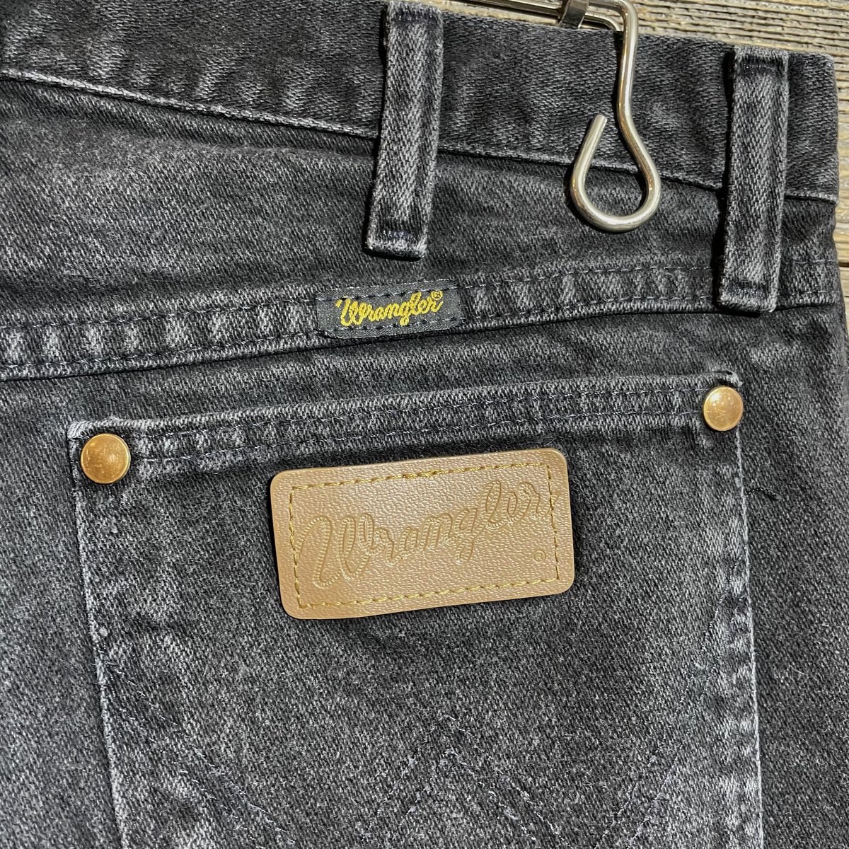 Wrangler 13MWZWK 80s USA製 ブラックデニム ラングラー (S0787)...