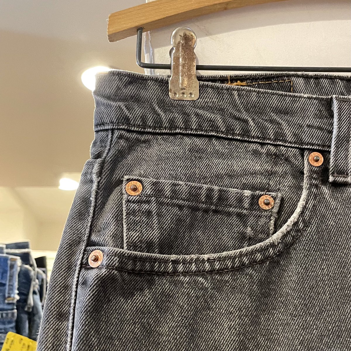 90s Levi's 505 ブラックデニムパンツ リーバイス505 USA製 1998