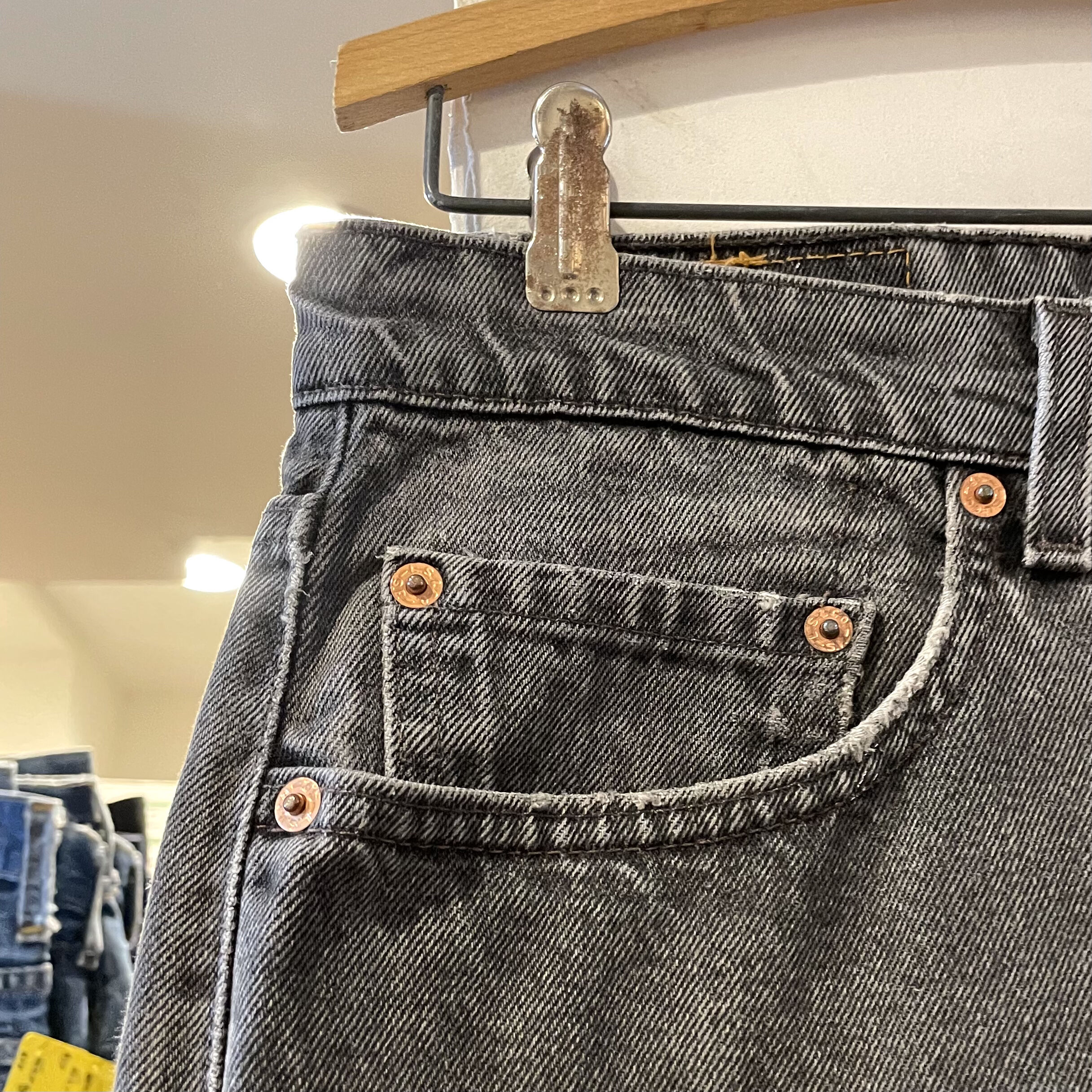 90s Levi's 505 ブラックデニムパンツ リーバイス505 USA製 1998年 (