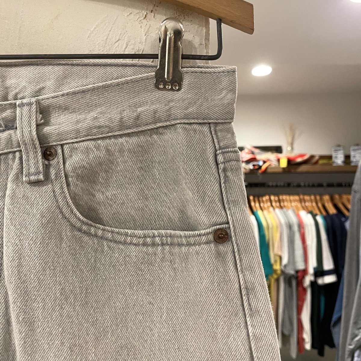 Levi's 501-0657 80年代 リーバイス501 グレーデニムパンツ 内股 Levi's 501-0657 80年代 リーバイス501 グレーデニムパンツ 内股