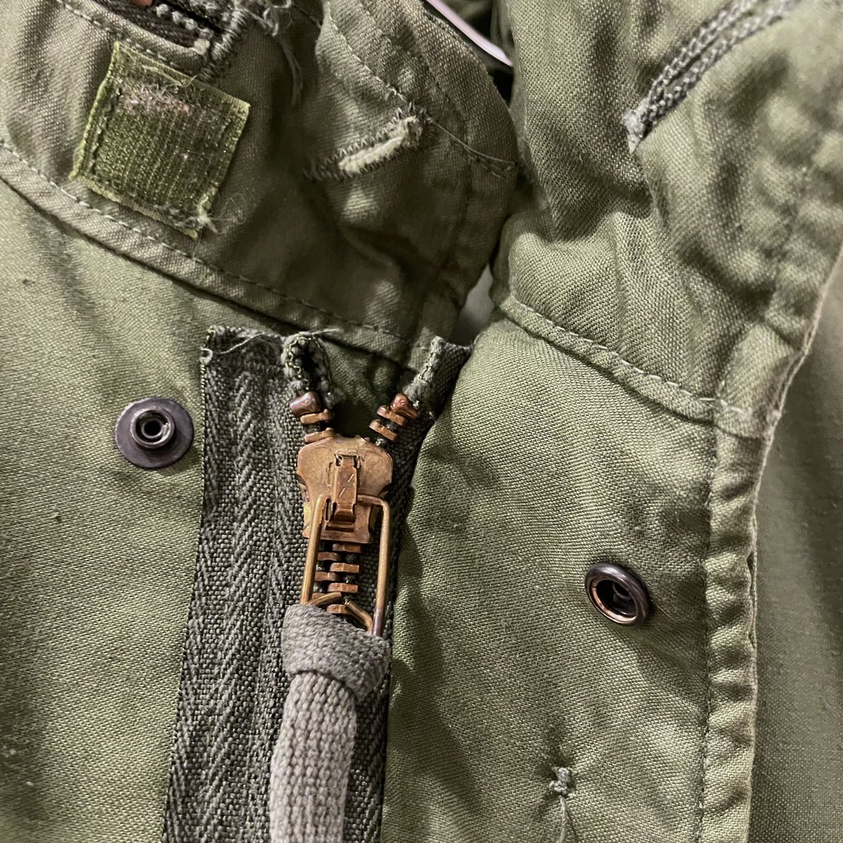 70s US ARMY M-65 Field Jacket 3rdタイプ ブラスジップ M6 70s US ARMY M-65 Field Jacket 3rdタイプ ブラスジップ M6