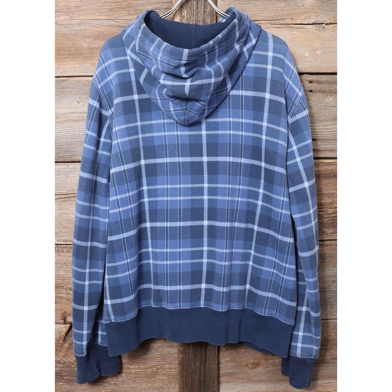 POLO RALPH LAUREN ジップアップ スウェットパーカー チェック柄