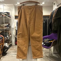 90s　carhartt　ダック地　ペインターパンツ　ダブルニー　カーハート　ブラウン　40×31　USA製　(S4346)