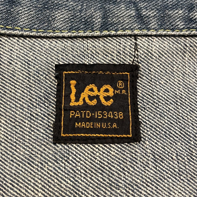 70s Lee × TEREX × GM デニムジャケット トリプルネーム USA製 220-