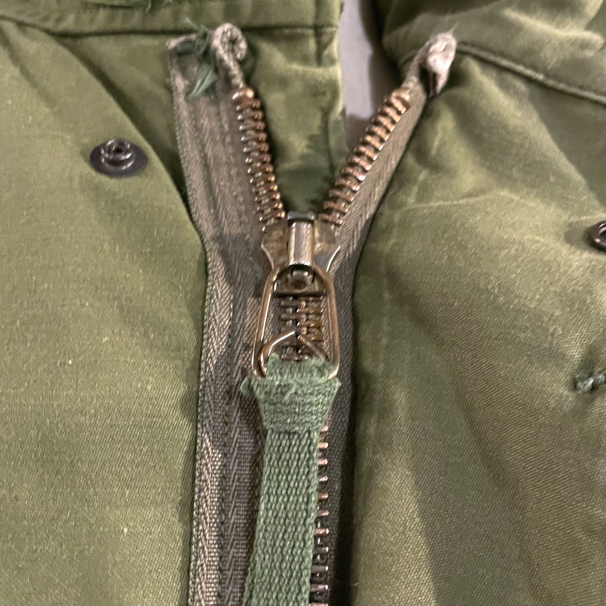 70s US AIR FORCE M-65 Field Jacket 3rdタイプ ブラスジッ