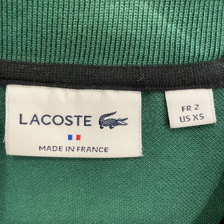 LACOSTE　ショートスリーブポロシャツ　ラコステ　ワンポイント　フランス製　(S2455)