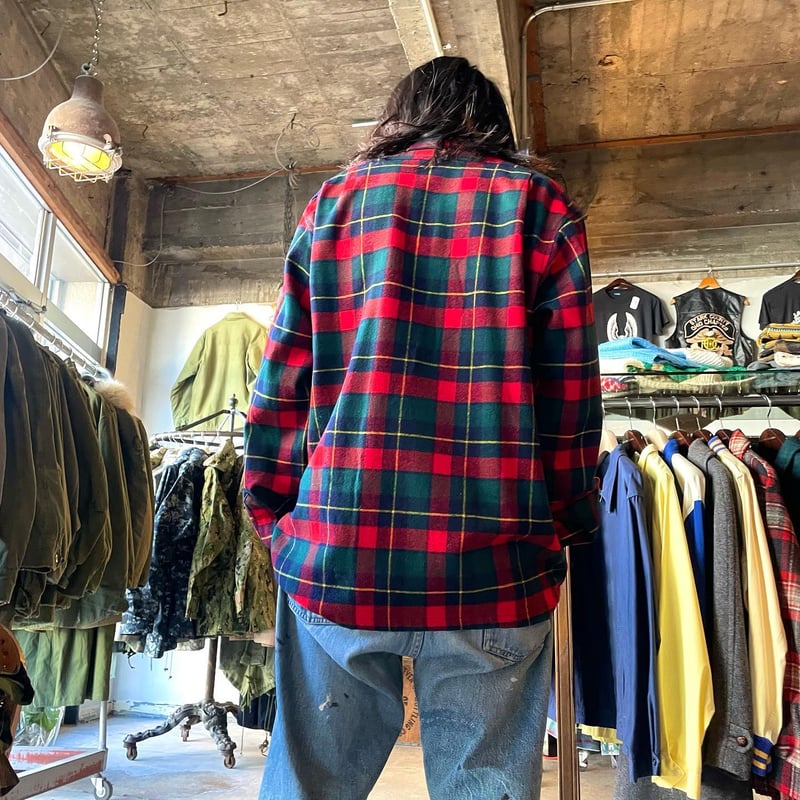 70s PENDLETON vintage wool shirt アメリカ製