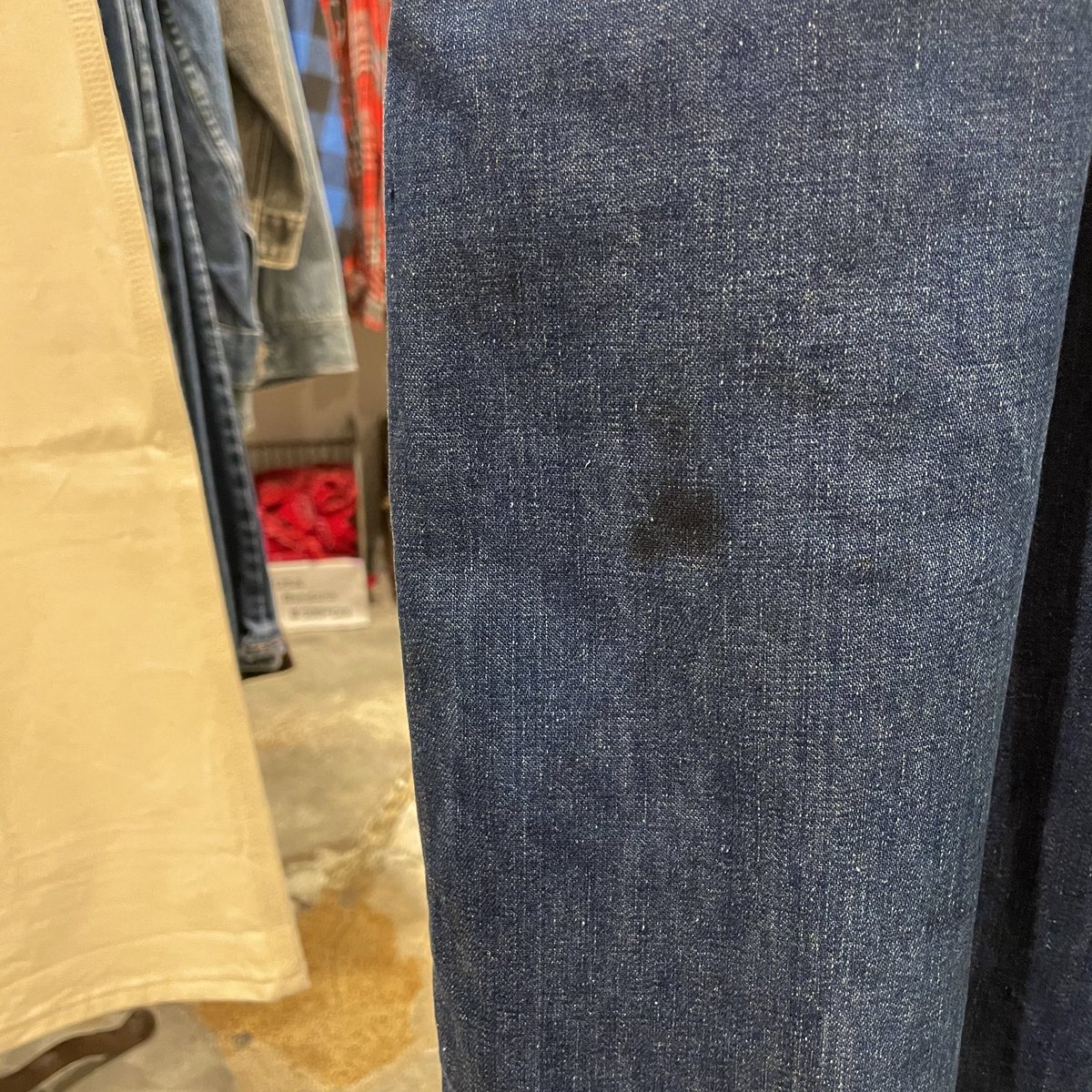 Lee オーバーオール Jelt Denim ユニオンチケット USA製 70s Lee オーバーオール Jelt Denim ユニオンチケット USA製 70s