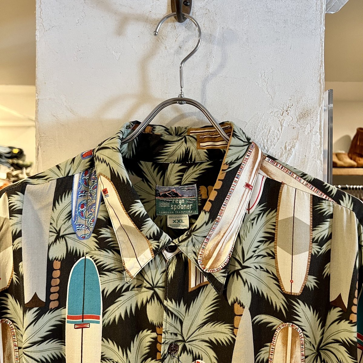 80s reyn spooner ハワイアンシャツ レインスプーナー HAWAII製