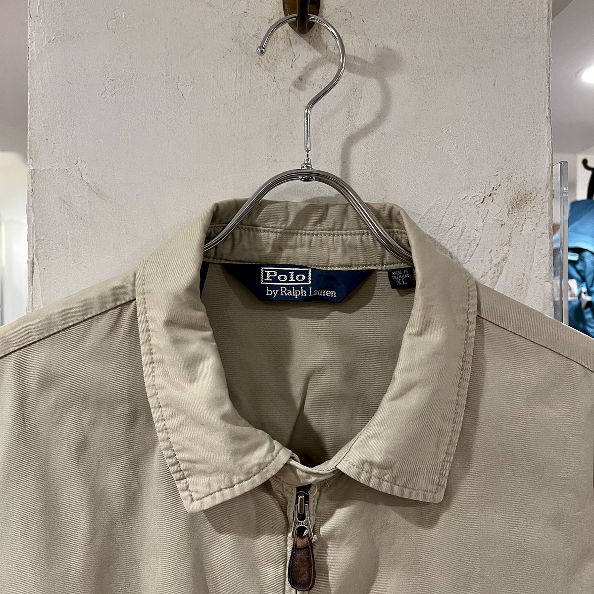 90s Polo Ralph Lauren スウィングトップ ラルフローレン ベージュ XL