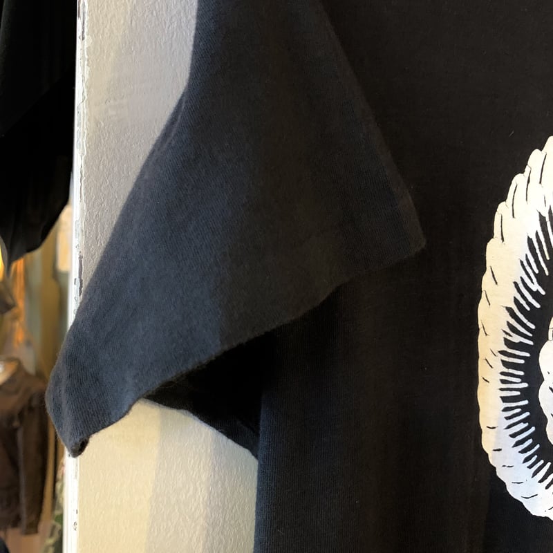 80s S/SハーレーT スカルウィング 袖裾シングルステッチ COTTON 80s S/SハーレーT スカルウィング 袖裾シングルステッチ COTTON