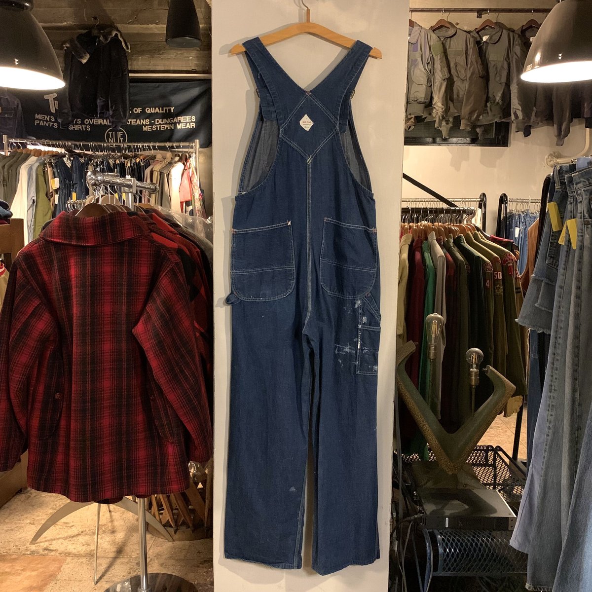 雰囲気抜群！ Vintage 60s  BIG MAC デニム オーバーオール 60s BIG MAC DENIM COVERALL Size 40程 | KORDS