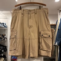 Polo by Ralph Lauren　カーゴショーツ　W36　ラルフローレン　ハーフパンツ　ベージュ系　(S5656)