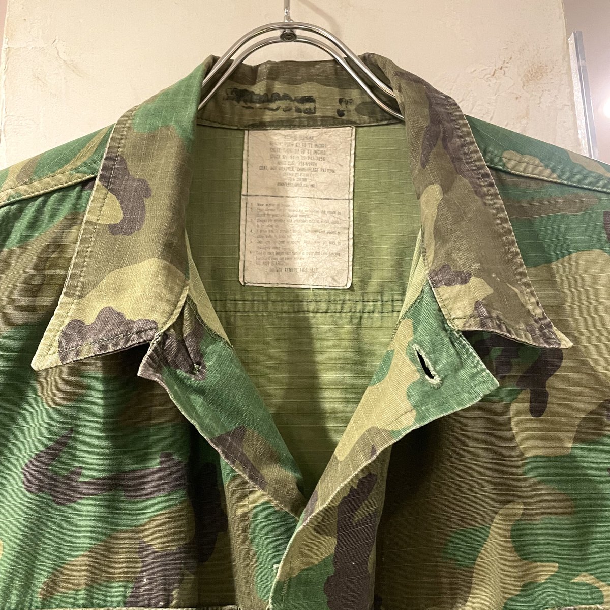 80s USMC military 迷彩ジャケット　レア 80s USMC LC-1 リーフカモ BDUジャケット RDF迷彩 1981年