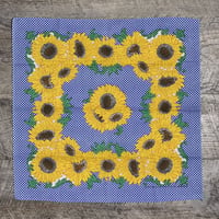 Bandana　ヴィンテージバンダナ　新品　ヒマワリ