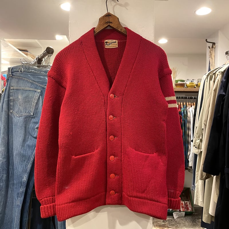 PRINCETON 40s Vintage Lettered Cardigan ヴィンテージレ PRINCETON 40s Vintage Lettered Cardigan ヴィンテージレ