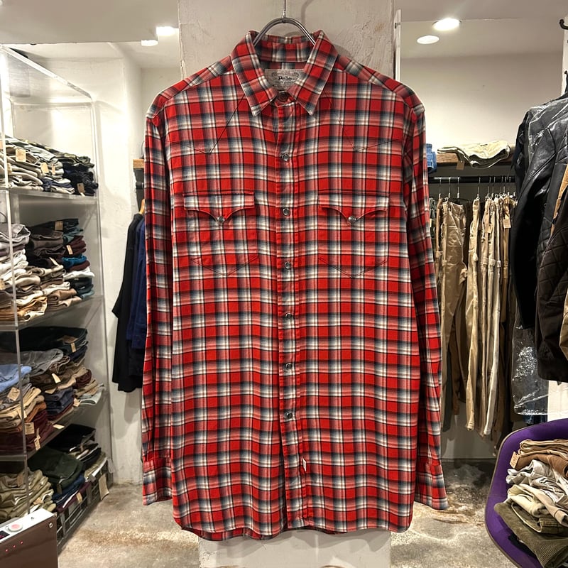 Ralphラルフローレン インド製　チェック　シャツ　長袖 POLO RALPH LAUREN（ポロ・ラルフローレン） ポロ ラルフローレン