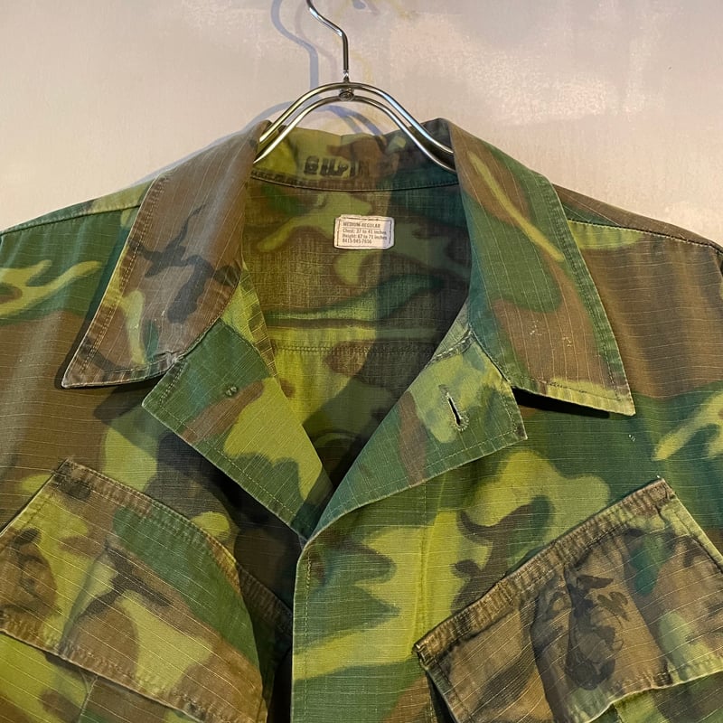 60s ジャングルファティーグ ジャケット USMC 69年製 USMC Jungle Fatigue Jacket 4th 迷彩 Small-Regular 60s