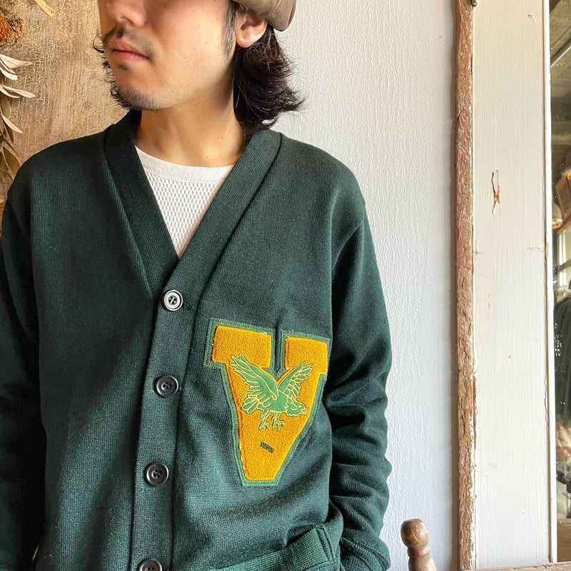 50s HOLT'S Vintage Letterd Cardigan レタードカーディガン 50s HOLT'S Vintage Letterd Cardigan レタードカーディガン