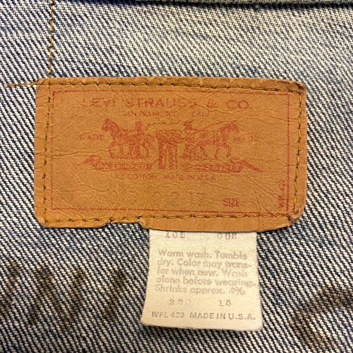 70s Levi's 70505 0217 デニムジャケット USA製 2ポケ Size 44