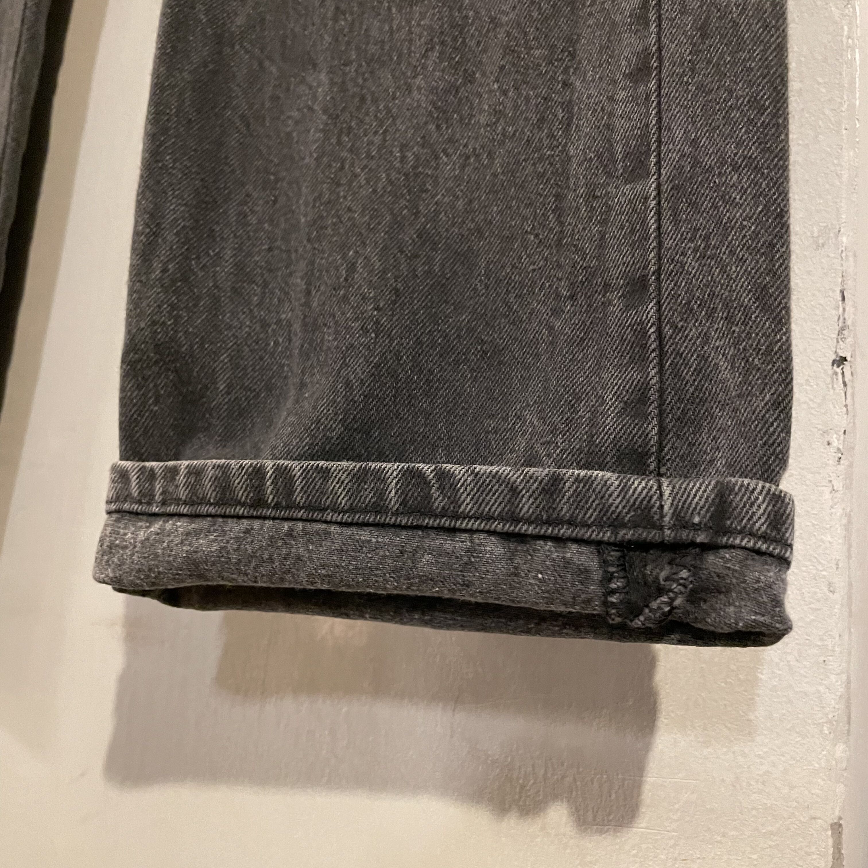 90s Levi's 501-0660 リーバイス 後染めブラックデニム 32×32 ボタン裏