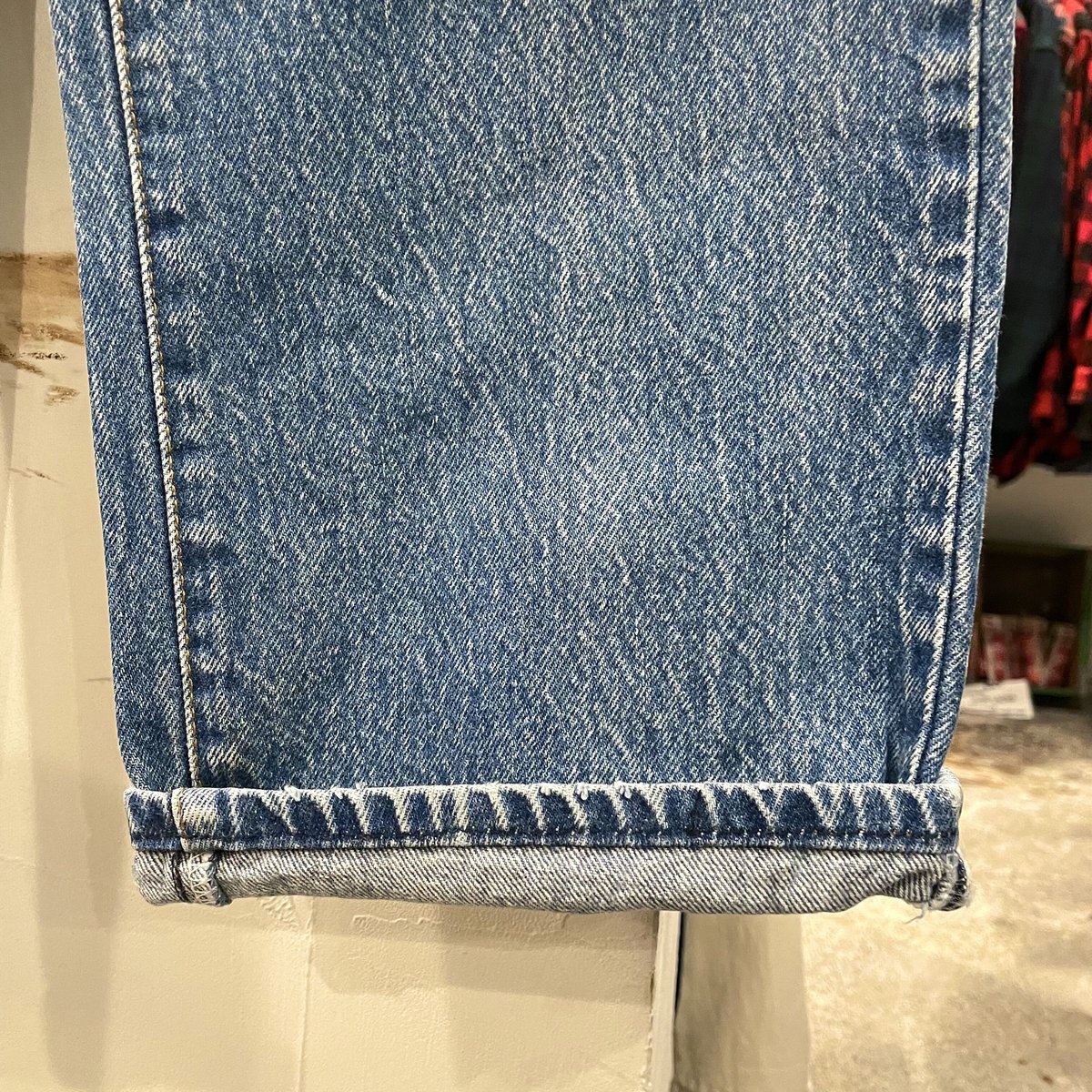 80s Levis501リーバイス501 デニムUSA製 紙タグ付き内股シングル 80s Levi's 501 リーバイス デニムパンツ 内股シングル USA製