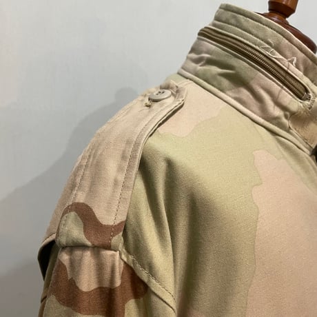 90s　US MILITARY　M-65 FIELD JACKET　Size L-S　3C DESERT CAMO　フィールドジャケット　デザートカモ　1996年　(S5725)