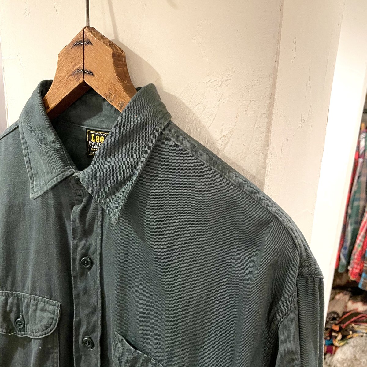 Lee 60s CHETOPA SHIRTING ヴィンテージワークシャツ ユニオン Lee 60s CHETOPA SHIRTING ヴィンテージワークシャツ ユニオン