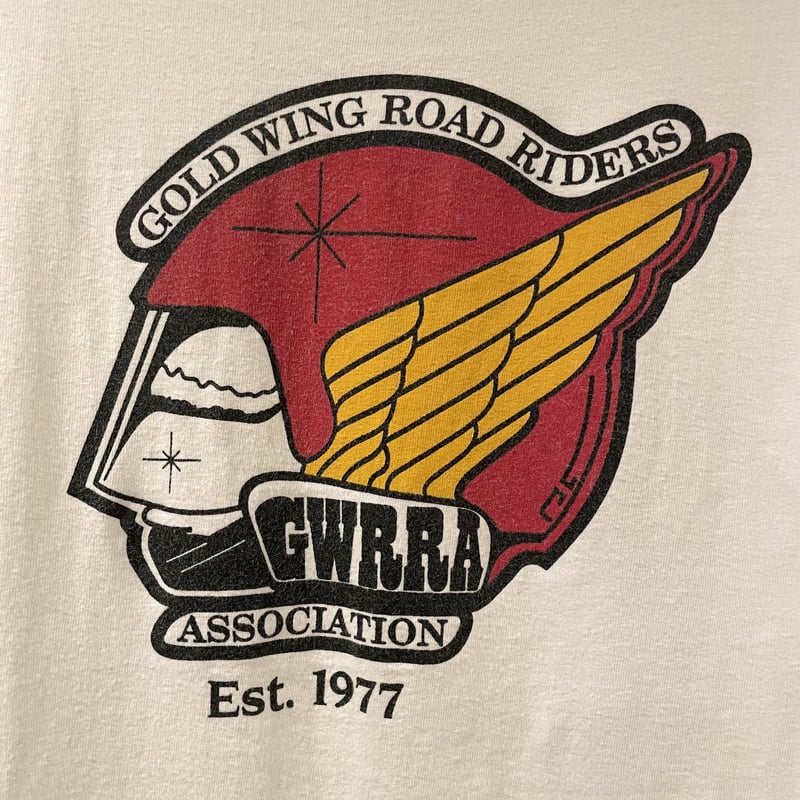 90s〜 Hanes ショートスリーブTシャツ バックプリント ポケT GOLD WING