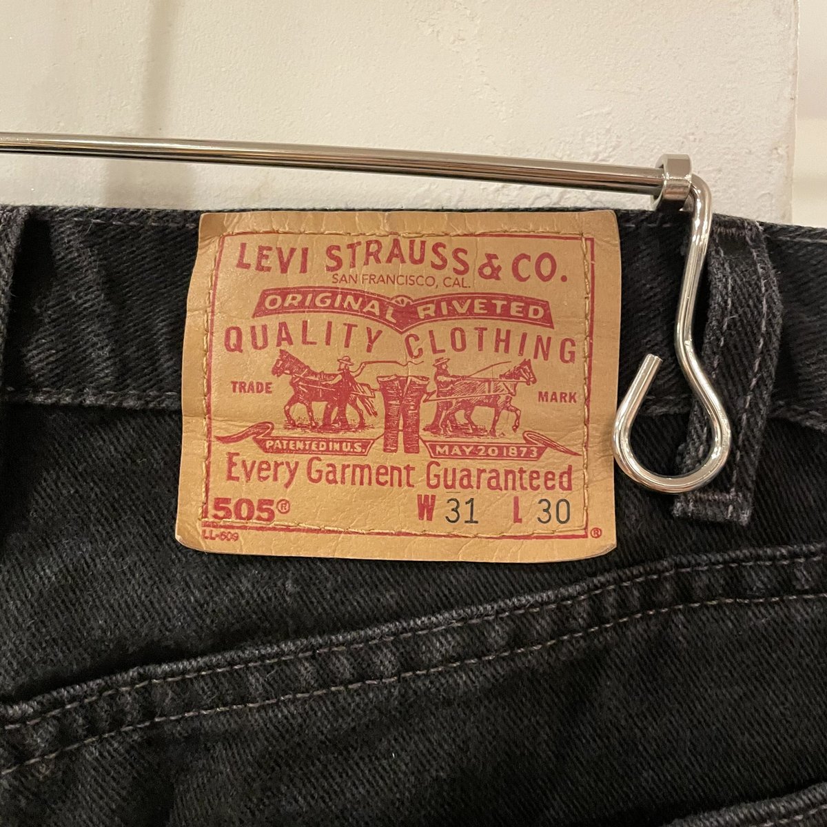 Levi's 505-0260 ブラックデニムパンツ リーバイス USA製 Levi's 505-0260 ブラックデニムパンツ リーバイス USA製