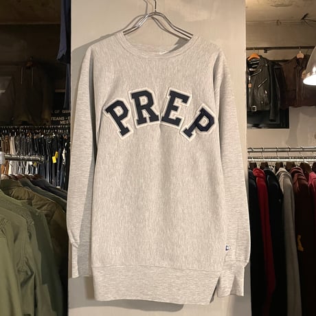 90s　Champion　チャンピオン　Reverse Weave　USA製　PREP　刺繡タグ　チャンピオン　(S3851)