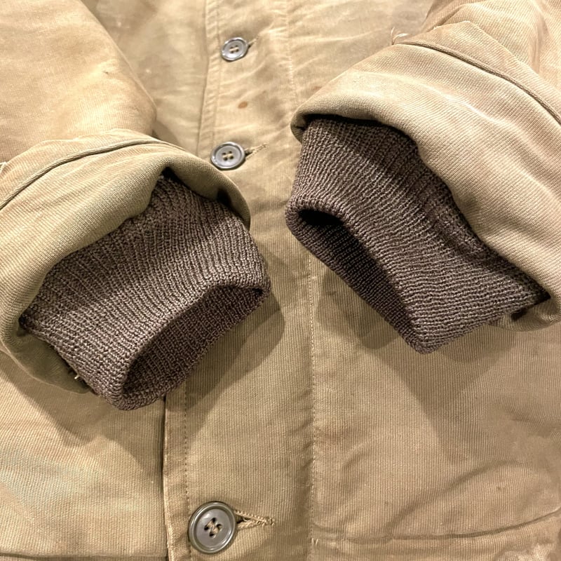 40s オリジナルN-1デッキジャケット デカタロン US NAVY 40s N-1 DECK JACKET TALONジップ コの字留 デッキジャ