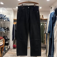 Euro Levi’s 501 ブラックデニムパンツ　32×28　ユーロ リーバイス　2000年　(S5643)