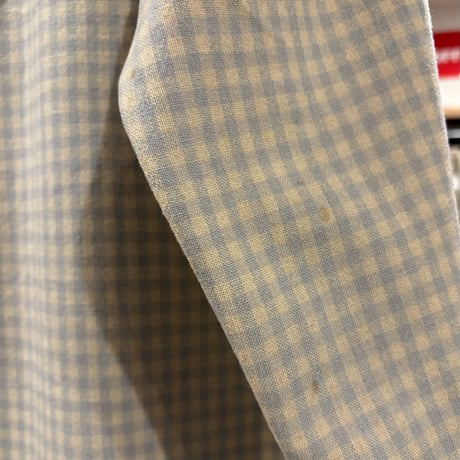 70s　PENDLETON　L/S ウールシャツ　Size M　USA製　ペンドルトン　水色×白　(S4527)
