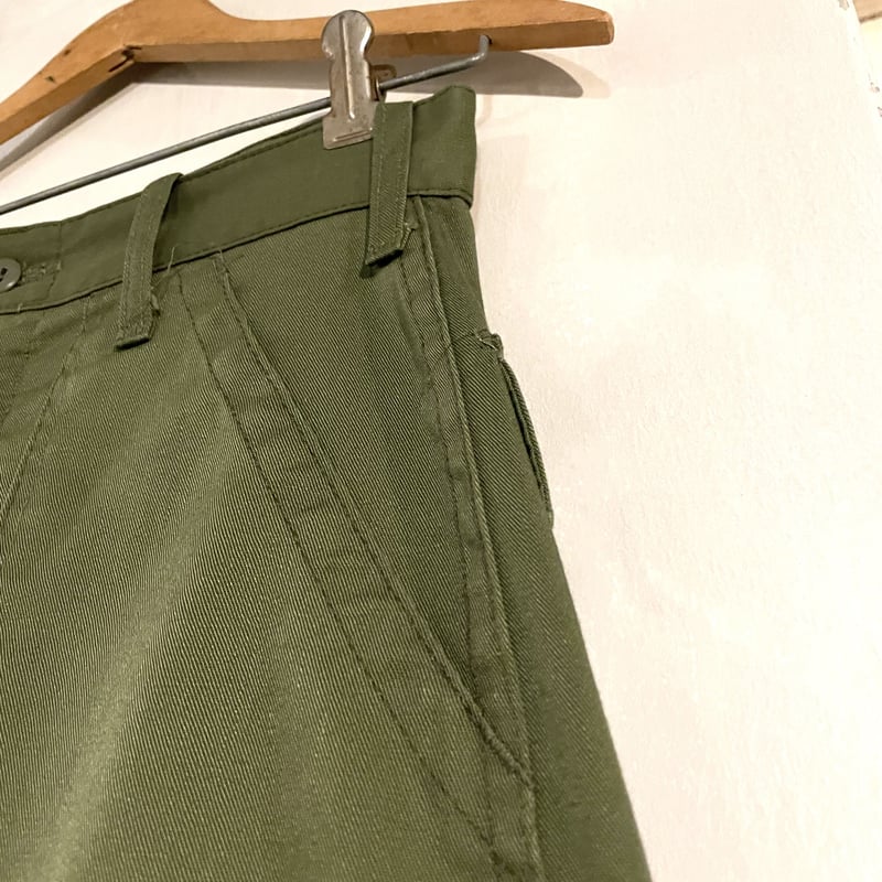 80s US ARMY ベイカーパンツ 28×32 ミリタリーパンツ コットン