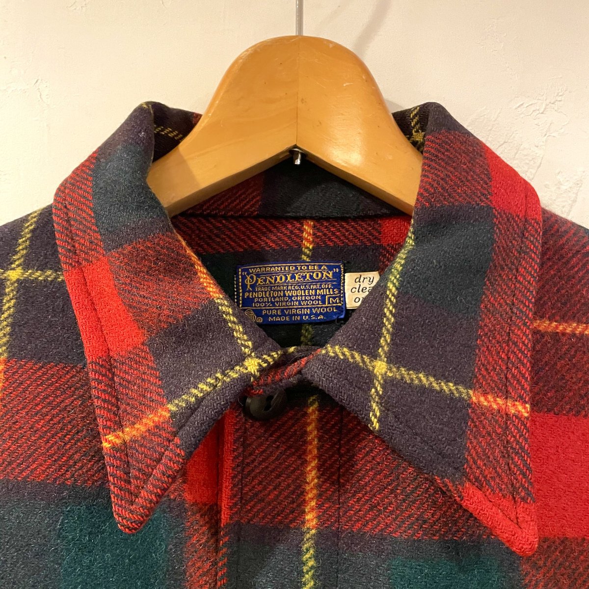 PENDLETON 70s USA製 ウールジャケット チェック柄 ペンドルトン (S0566