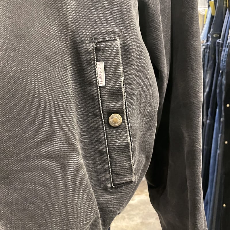 80s Carhartt サンタフェジャケット ダック地 ブラック USA製 80s Carhartt サンタフェジャケット ダック地 ブラック USA製