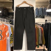 90s　Levi's 505 0260　リーバイス　ブラックデニムパンツ　35×29½　USA製　1999年　(S3820)